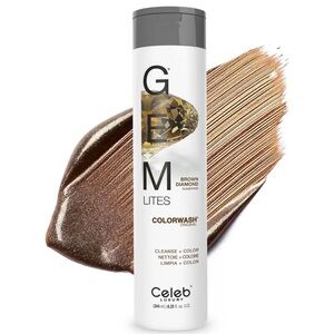 Gem Lites Brown Diamond Colorwash Shampoo new sealed celeb luxury